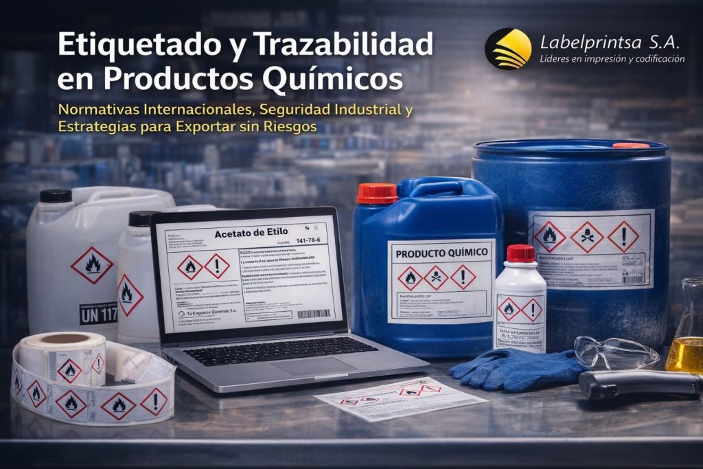 Etiquetado y Trazabilidad en Productos Químicos: Normativas Internacionales, Seguridad Industrial y Estrategias para Exportar sin Riesgos​
