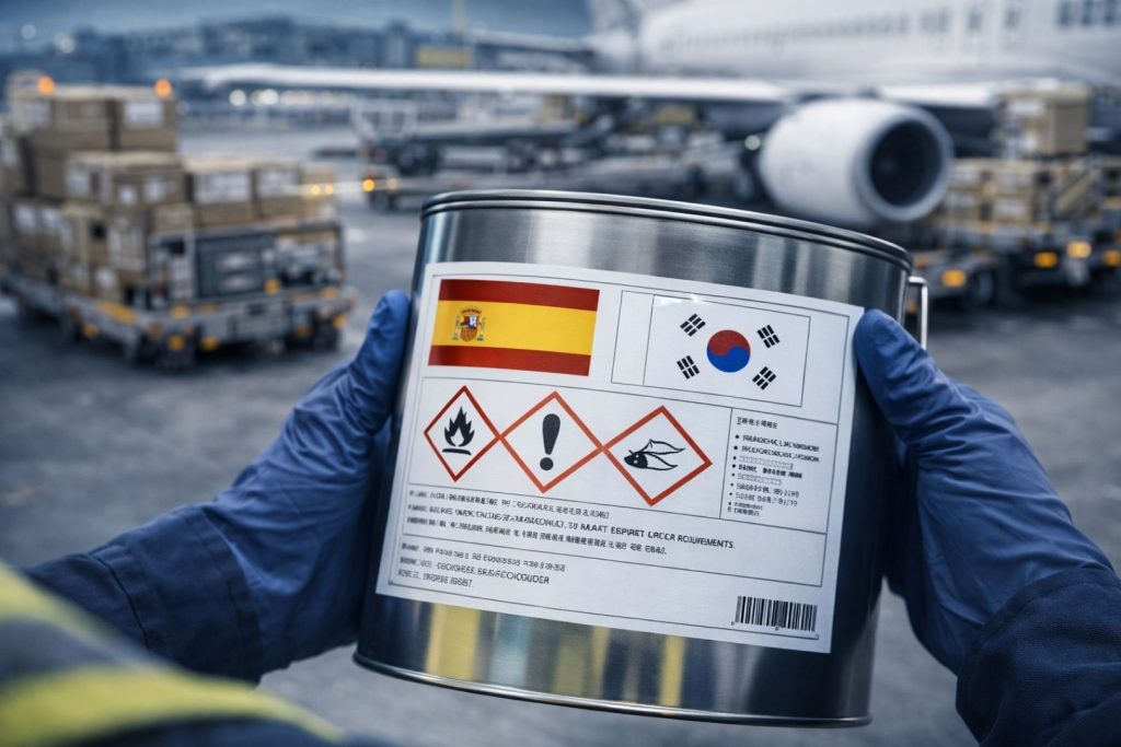 Exportación de Pinturas: Requisitos que Impactan el Etiquetado