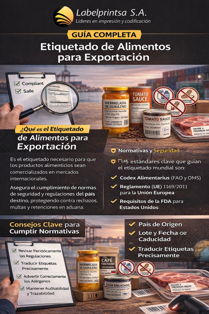 ¿Por Qué Escoger a Label Print para el Etiquetado de Alimentos de Exportación?