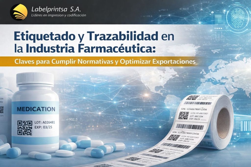 🧪 Etiquetado y Trazabilidad en la Industria Farmacéutica: Claves para Cumplir Normativas y Optimizar Exportaciones
