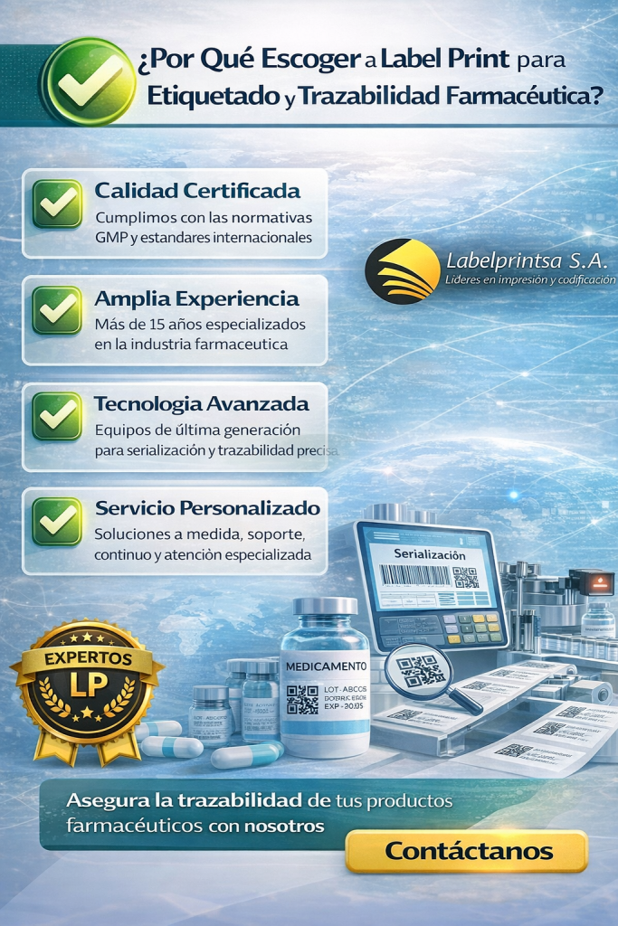 Etiquetado y Trazabilidad Farmacéutica