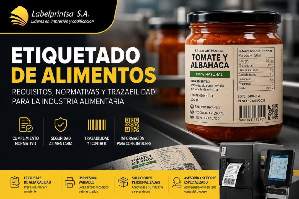 Etiquetado de Alimentos: Requisitos, Normativas y Trazabilidad para la Industria Alimentaria