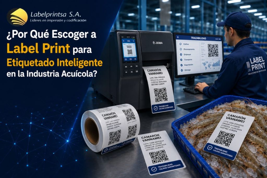 ¿Por Qué Escoger a Label Print para Etiquetado Inteligente en la Industria Acuícola?