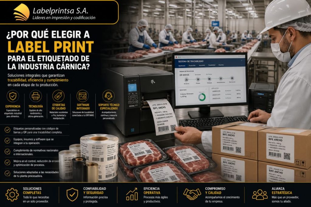 ¿Por qué elegir a Label Print para el etiquetado de la industria cárnica?